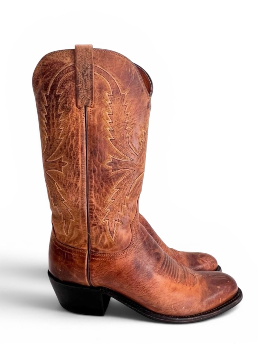 Lucchese 1883 Crayton Burnished Mad Goat Cowboy Boot N1547.R4